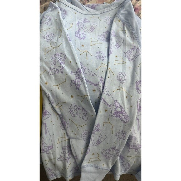 Disney Store Wish Movie Asha Star Girls 2 pieces Full Sleeve Tshirt & Pant Set - Picture 3 of 12